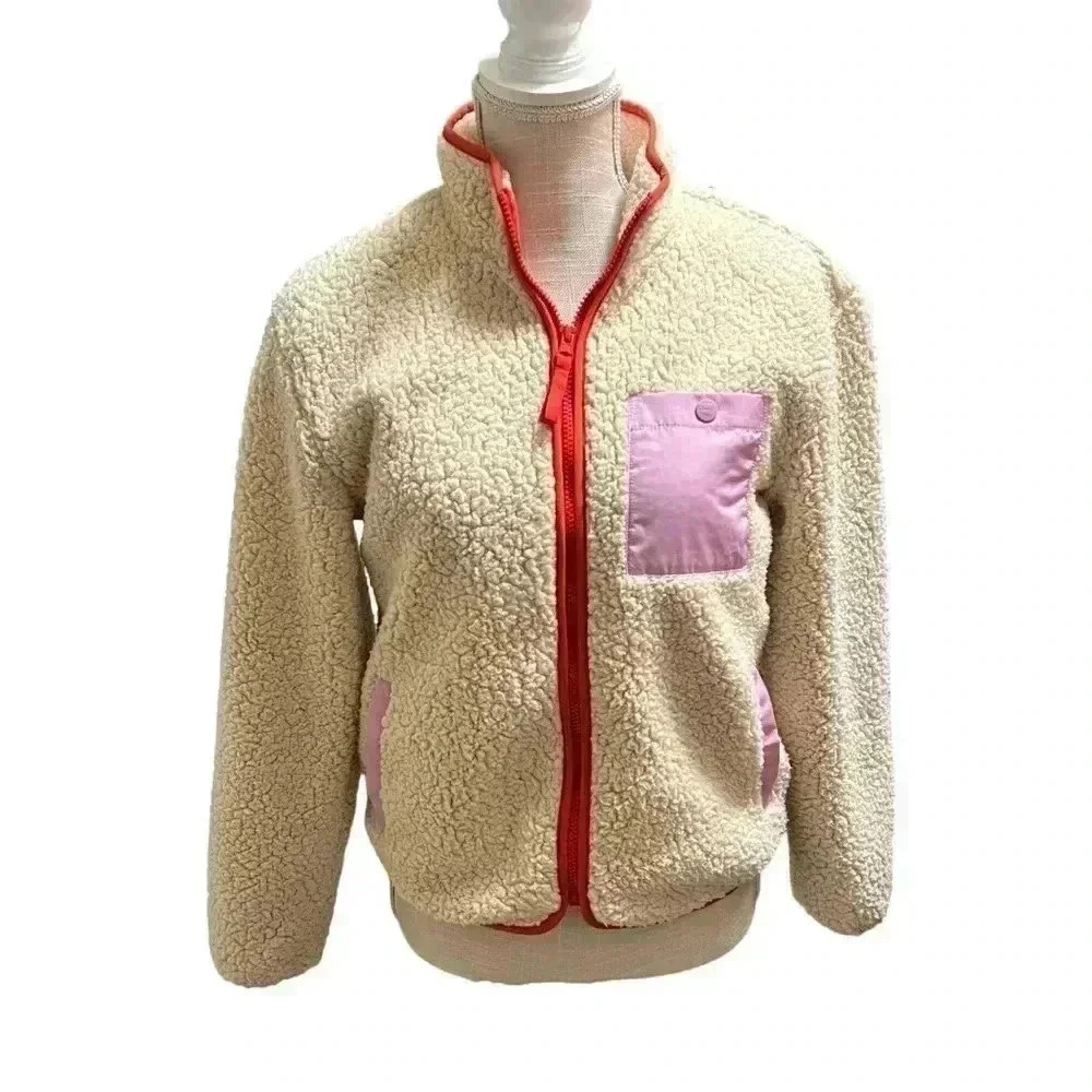 Women’s Lego X Target Jacket• Size S•NWT•Cream, Orange and Pink•